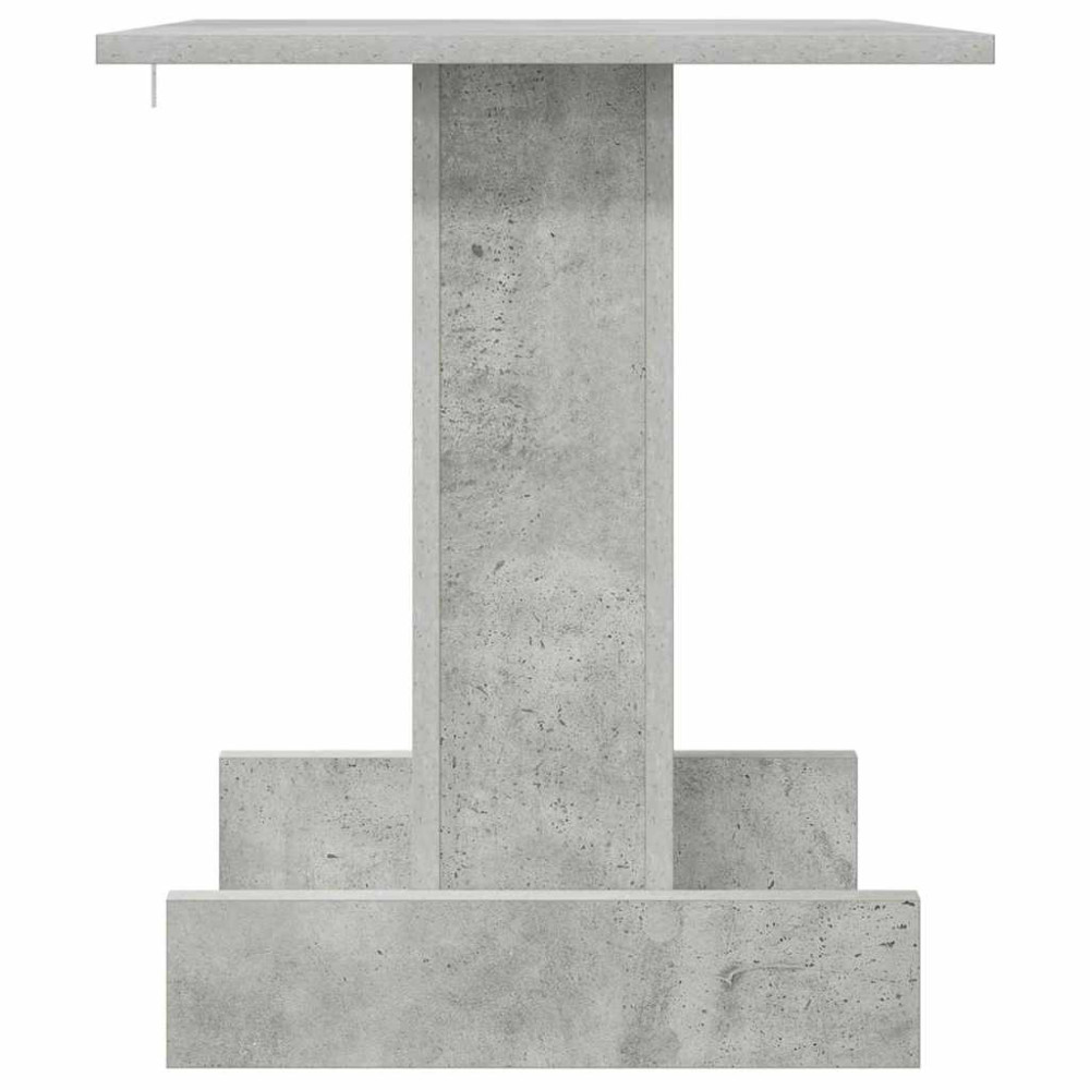 Produktbild för Sidobord Betonggrå 44,5 x 45 x 55 cm Konstruerat trä