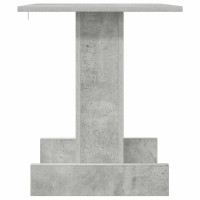 Produktbild för Sidobord Betonggrå 44,5 x 45 x 55 cm Konstruerat trä