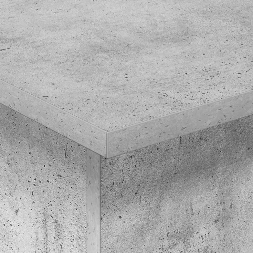 Produktbild för Sidobord Betonggrå 44,5 x 45 x 55 cm Konstruerat trä