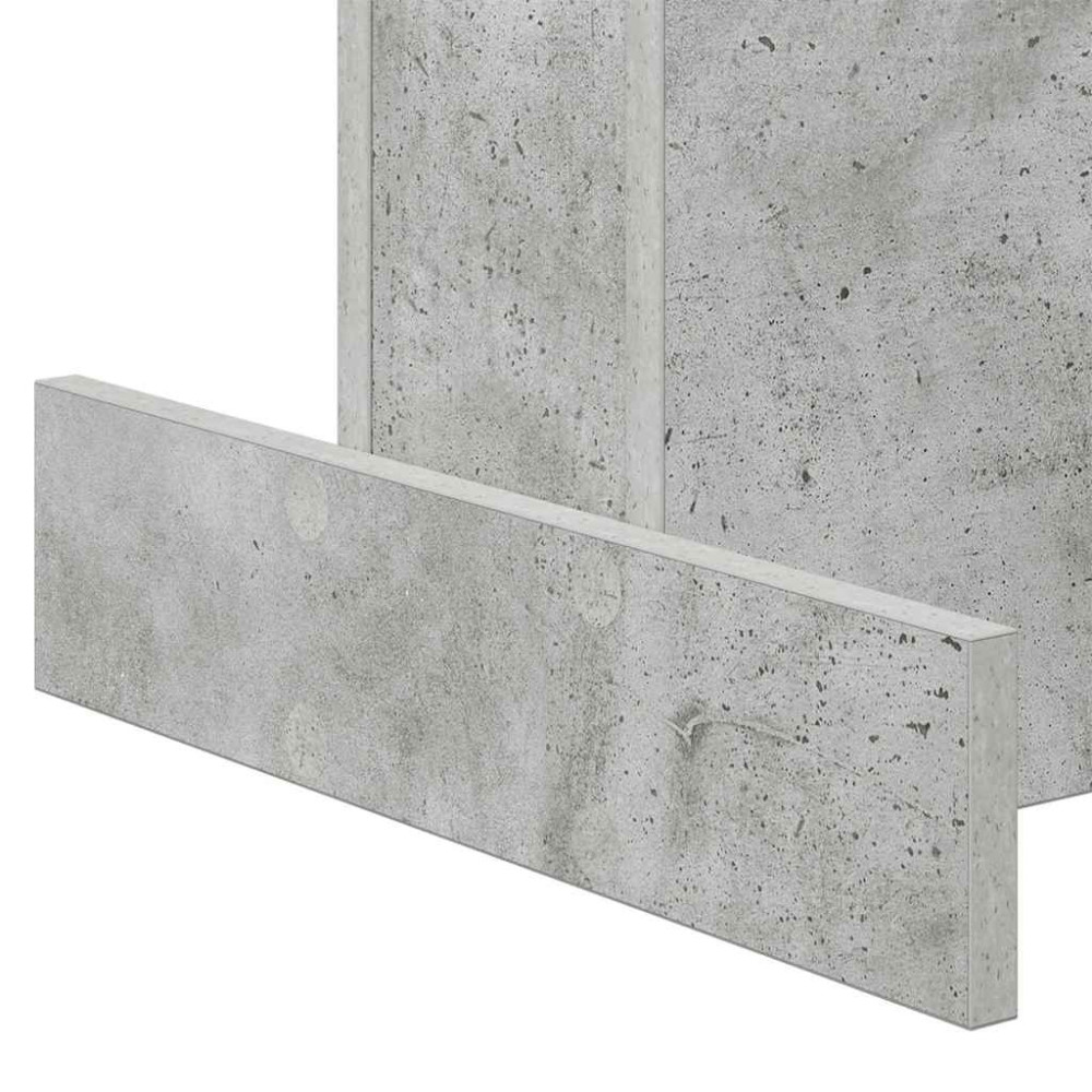 Produktbild för Sidobord Betonggrå 44,5 x 45 x 55 cm Konstruerat trä
