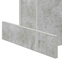 Produktbild för Sidobord Betonggrå 44,5 x 45 x 55 cm Konstruerat trä