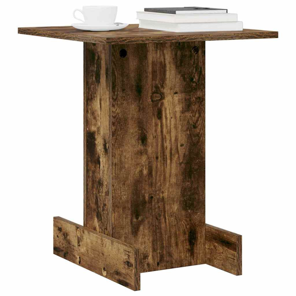 Produktbild för Sidobord Rökt ek 44,5 x 45 x 55 cm Konstruerat trä