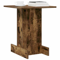 Produktbild för Sidobord Rökt ek 44,5 x 45 x 55 cm Konstruerat trä