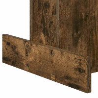 Produktbild för Sidobord Rökt ek 44,5 x 45 x 55 cm Konstruerat trä