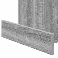 Produktbild för Sidobord Grå Sonoma 44,5 x 45 x 55 cm Konstruerat trä
