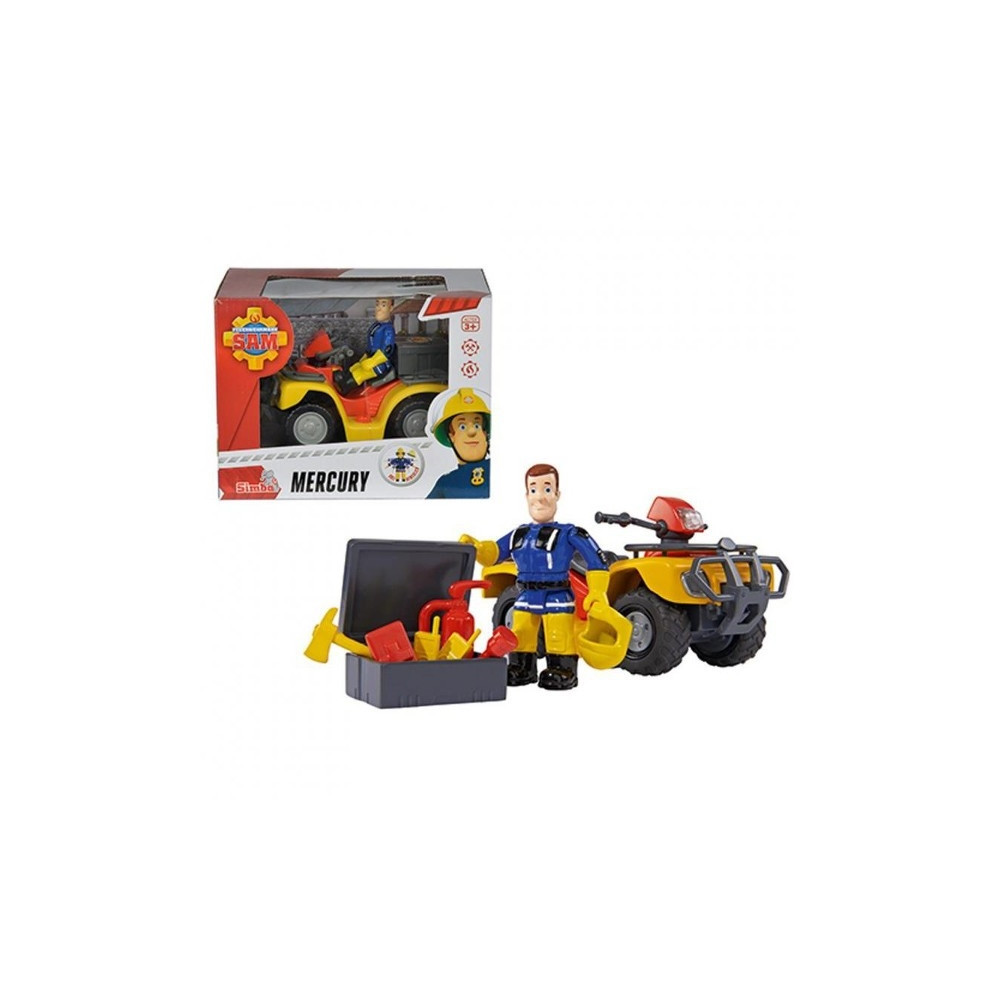 Produktbild för Simba Quad Brandman Sam Quad Mercury med figur (109257657038...