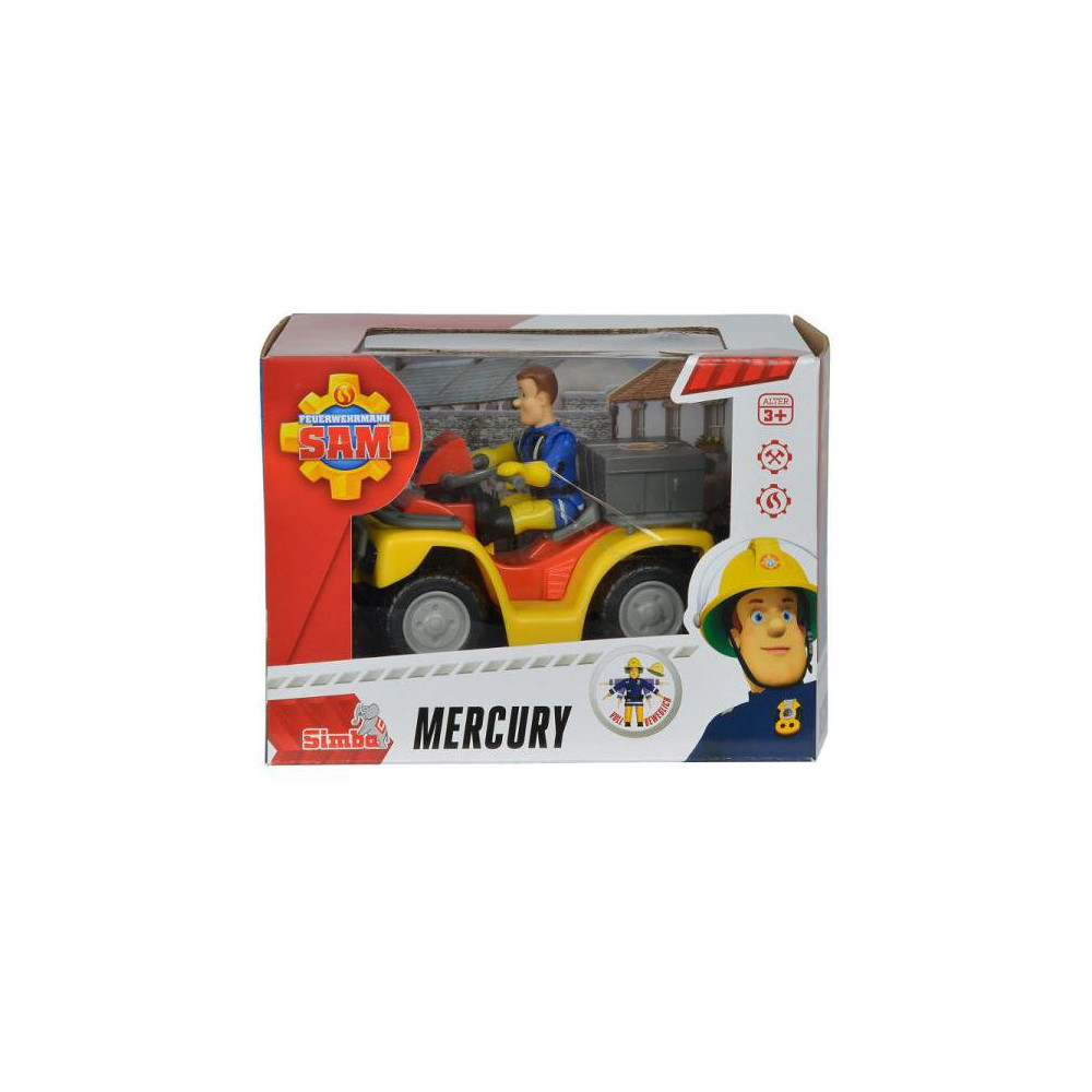 Produktbild för Simba Quad Brandman Sam Quad Mercury med figur (109257657038...