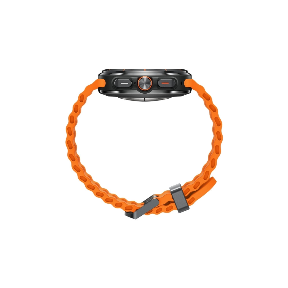 Produktbild för Samsung Galaxy Watch Ultra - titangrå - smart klocka med marinband - orange - 64 GB