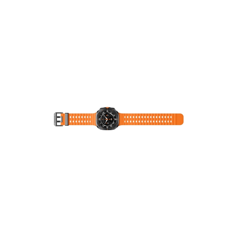 Produktbild för Samsung Galaxy Watch Ultra - titangrå - smart klocka med marinband - orange - 64 GB
