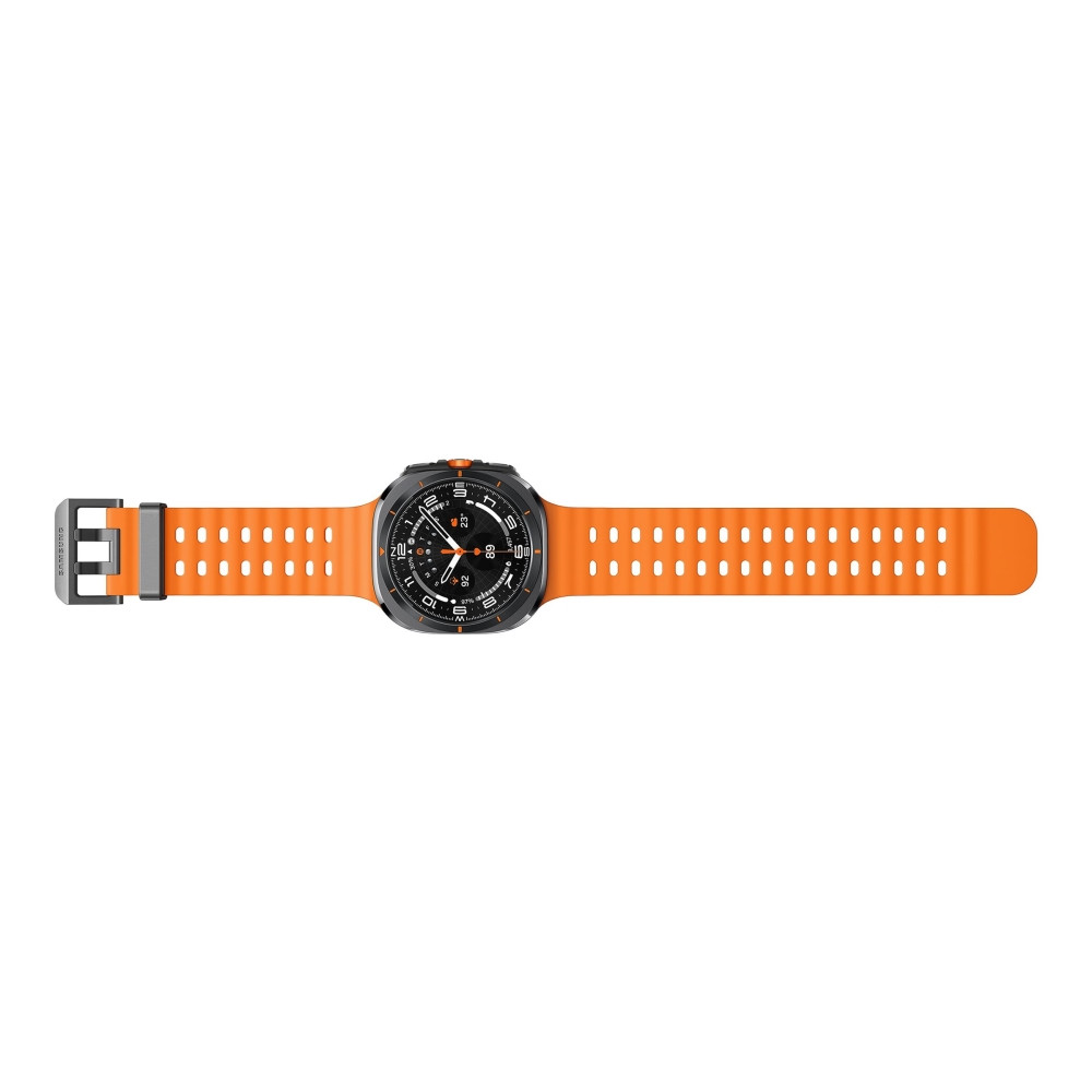 Produktbild för Samsung Galaxy Watch Ultra - titangrå - smart klocka med marinband - orange - 64 GB