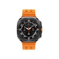 Produktbild för Samsung Galaxy Watch Ultra - titangrå - smart klocka med marinband - orange - 64 GB