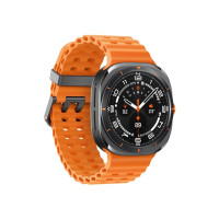 Produktbild för Samsung Galaxy Watch Ultra - titangrå - smart klocka med marinband - orange - 64 GB