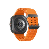 Produktbild för Samsung Galaxy Watch Ultra - titangrå - smart klocka med marinband - orange - 64 GB