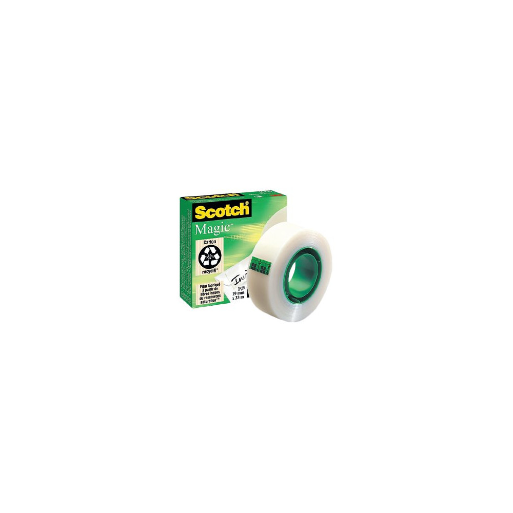 Produktbild för Scotch Magic 810 kontorstejp - 19 mm x 33 m - genomskinlig