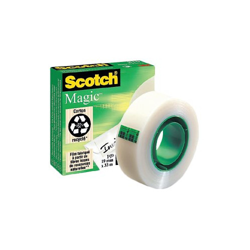 3M Scotch Magic 810 kontorstejp - 19 mm x 33 m - genomskinlig
