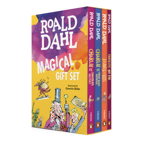 Roald Dahl Roald Dahl Magical Gift Boxed Set (4 Books): Charlie and the Chocolate Factory, James and the Giant Peach, Fantastic Mr. Fox,Charlie and the Great Glass Elevator (pocket, eng)