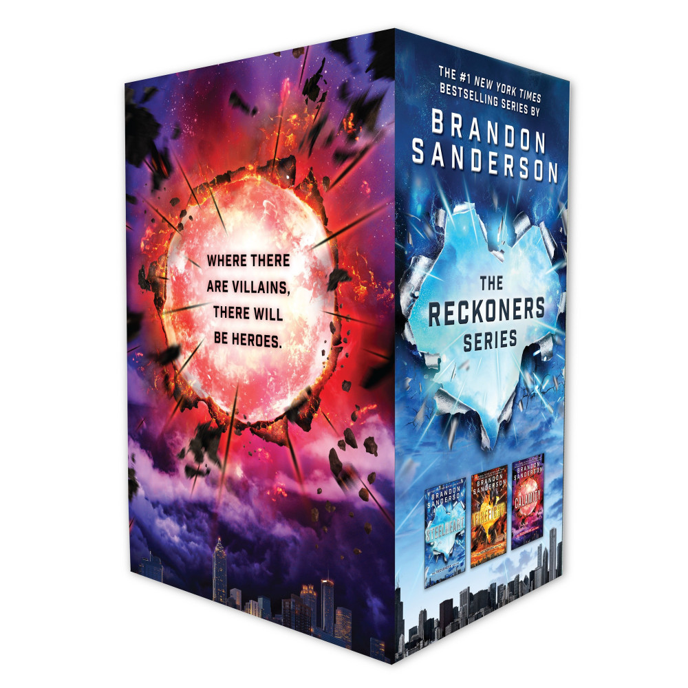Produktbild för The Reckoners Series Hardcover Boxed Set: Steelheart; Firefight; Calamity (inbunden, eng)