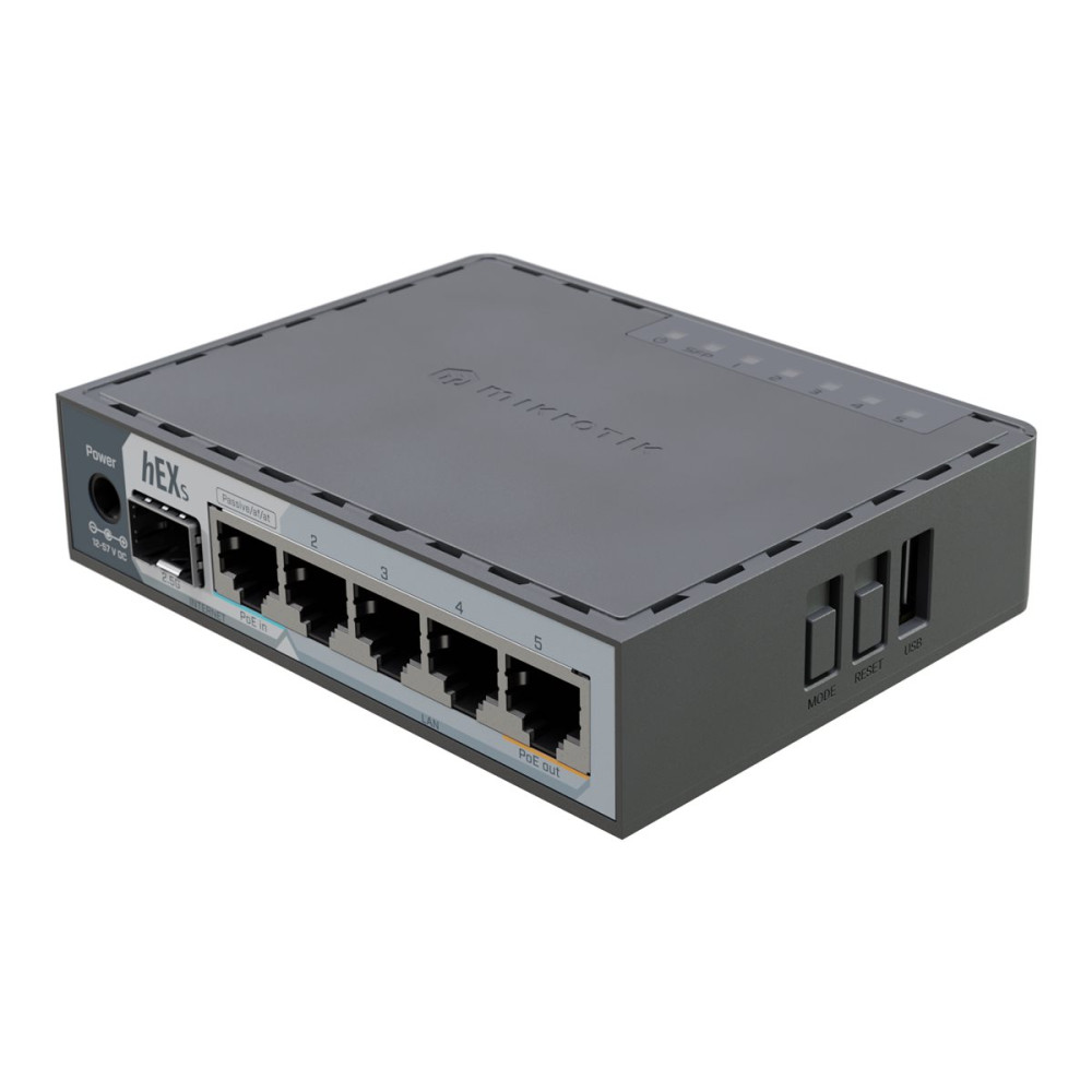 Produktbild för MikroTik hEX S - 2025 Edition - router - skrivbordsmodell