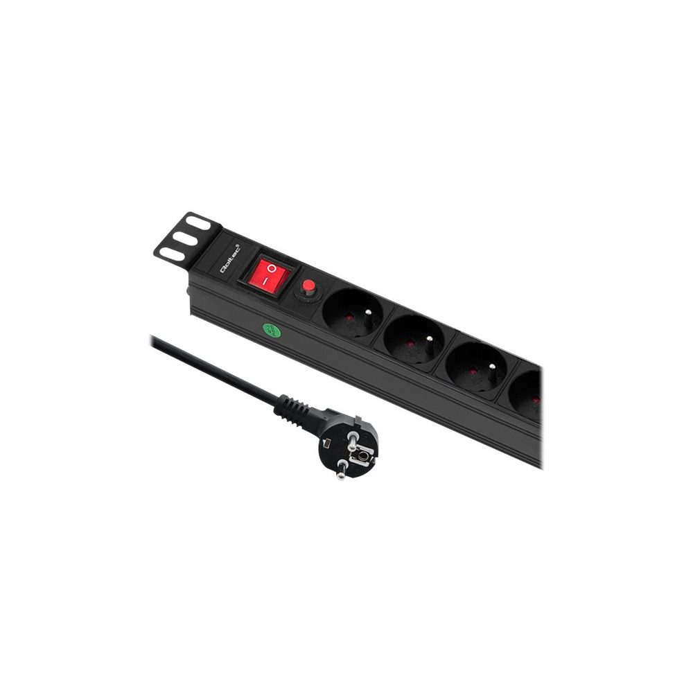 Produktbild för Qoltec - grenuttag - 3800 watt
