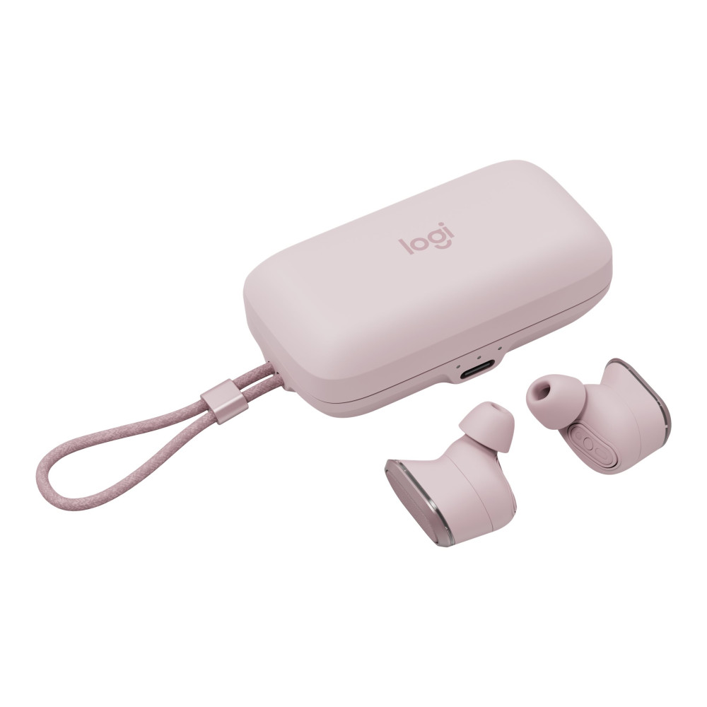 Produktbild för Logitech Zone True Wireless - True wireless-hörlurar med mikrofon