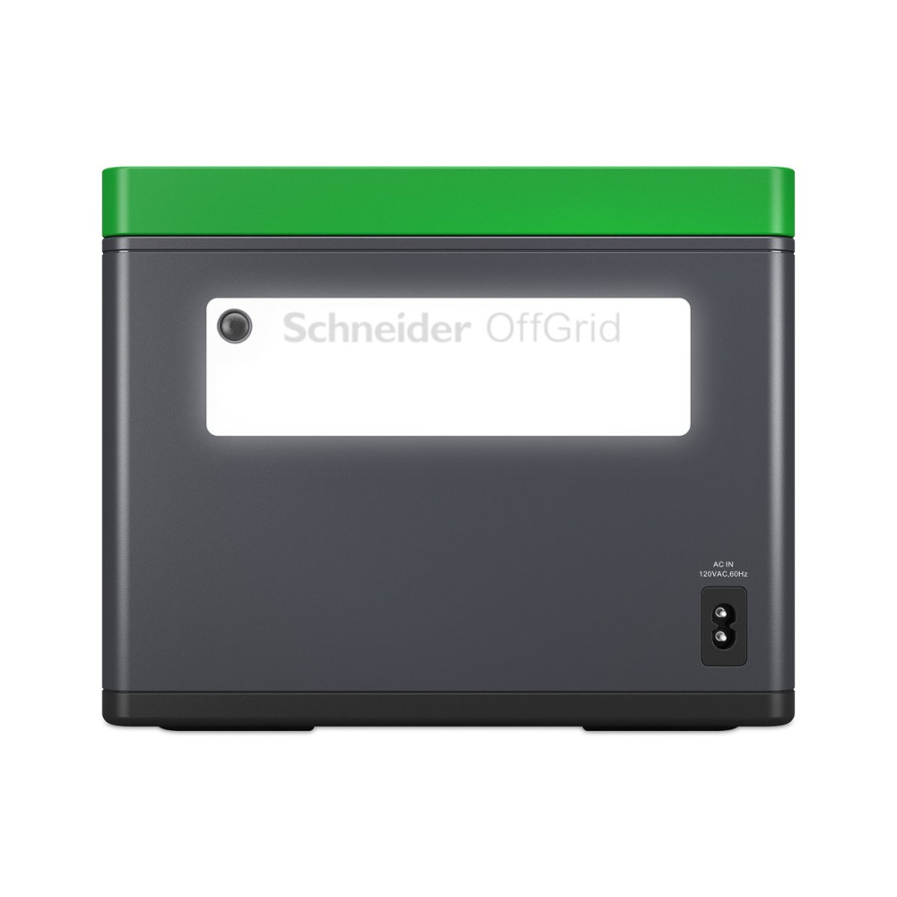 Produktbild för Schneider OffGrid 500 - bärbar kraftstation - LCD, litiumjon, 2 CEE 7/3 schuko uttag, sinusvåg, 3 USB-A, 2 USB-C, trådlös laddare - 500 watt - Li-Ion - 517 Wh