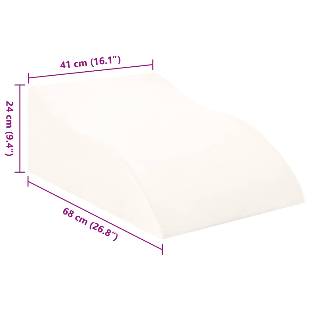 Produktbild för Ben Kudde Vit 68 x 41 x 24 cm PU skum