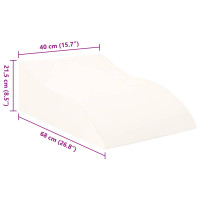 Produktbild för Ben Kudde Vit 68 x 40 x 21,5 cm PU skum