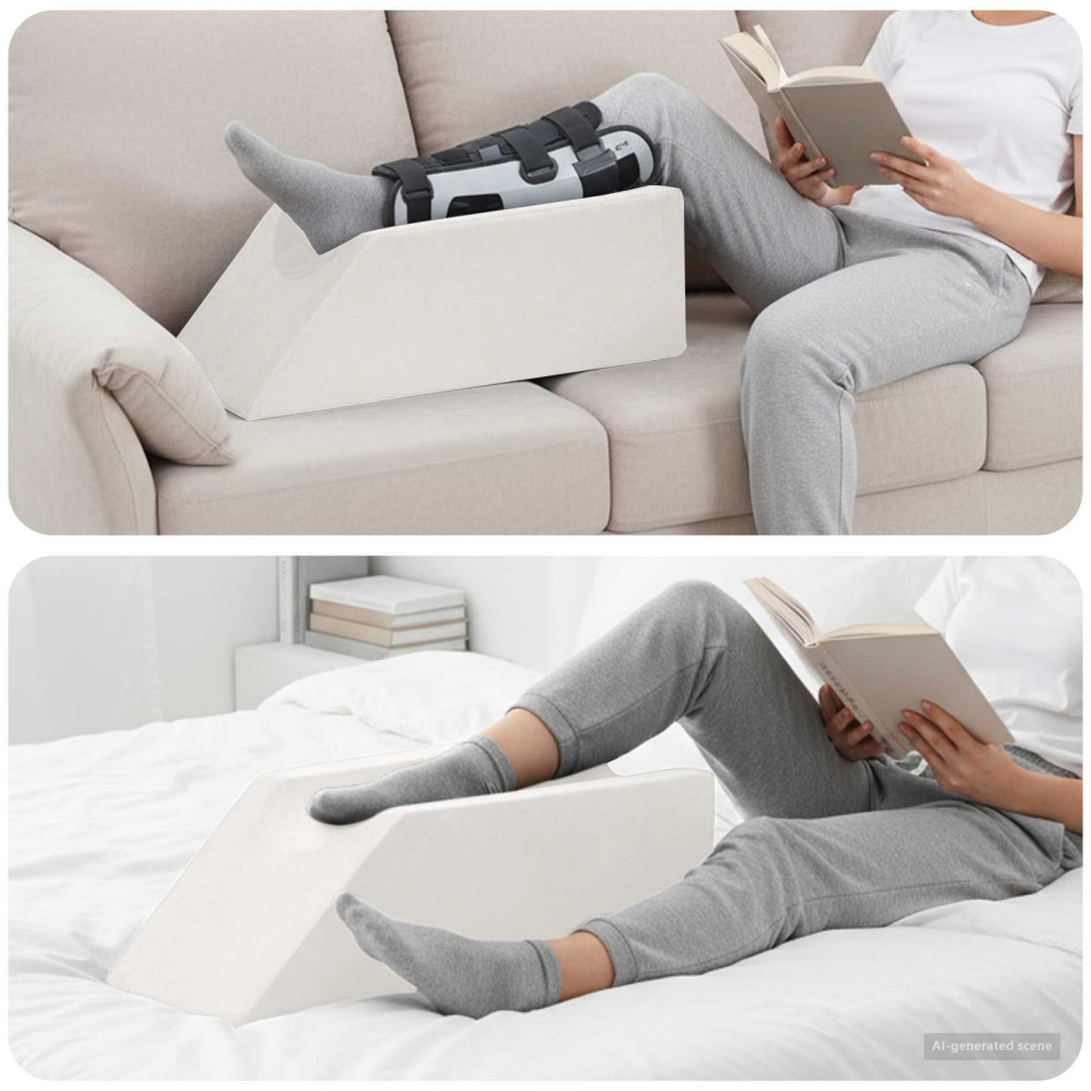 Produktbild för Ben Kudde Enfärgad Vit 68 x 25 x 21,5 cm PU skum