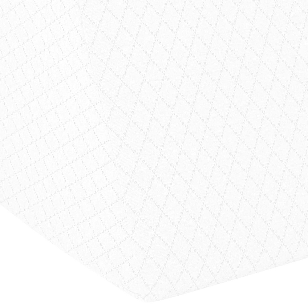 Produktbild för Ben Kudde Enfärgad Vit 60 x 50 x 30 cm Minneskum