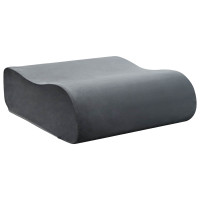 Produktbild för Sittkudde Enfärgad Grå 40 x 40 x 13 cm PU skum
