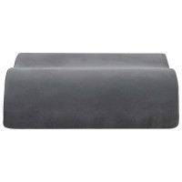 Produktbild för Sittkudde Enfärgad Grå 40 x 40 x 13 cm PU skum