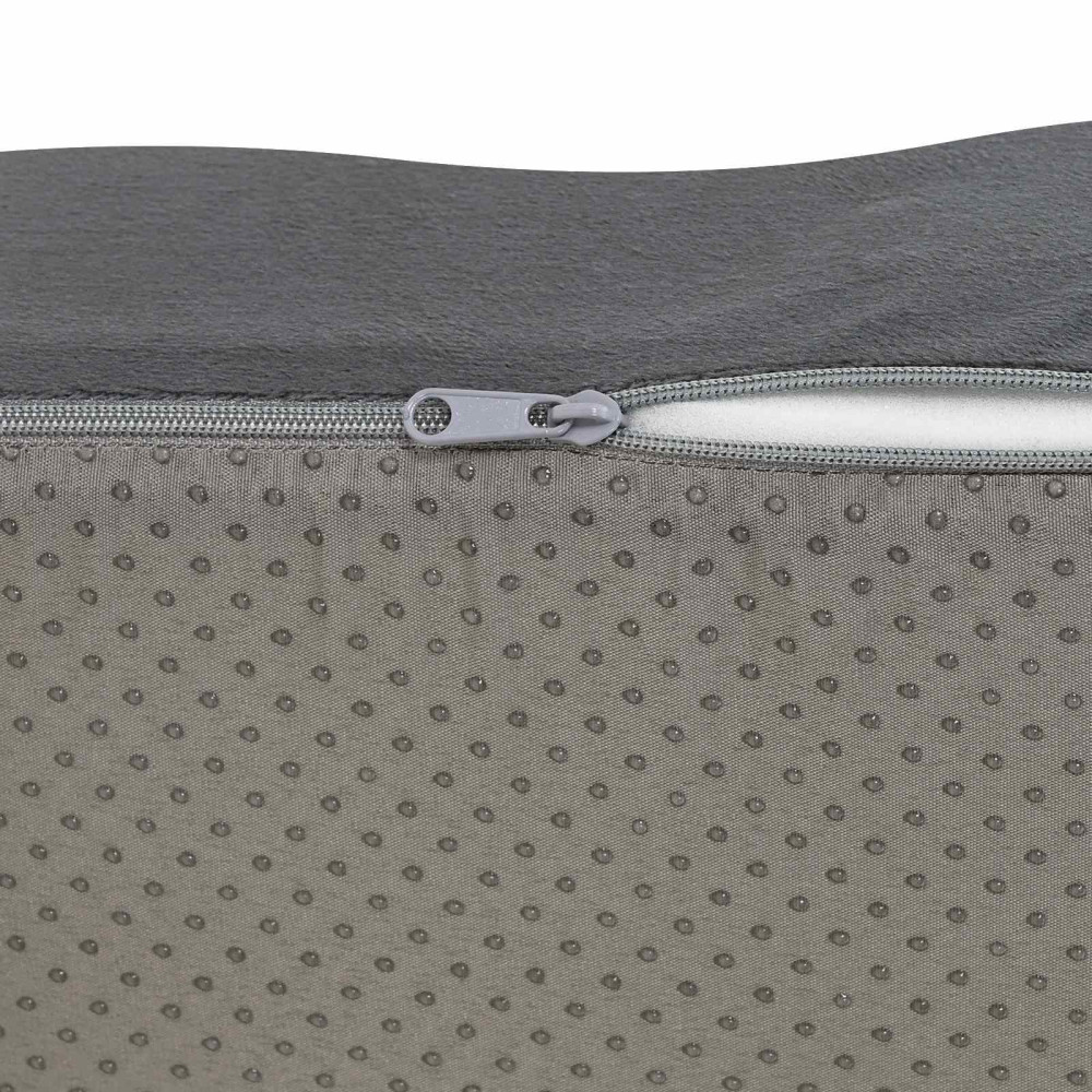Produktbild för Sittkudde Enfärgad Grå 40 x 40 x 13 cm PU skum