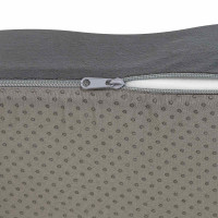 Produktbild för Sittkudde Enfärgad Grå 40 x 40 x 13 cm PU skum