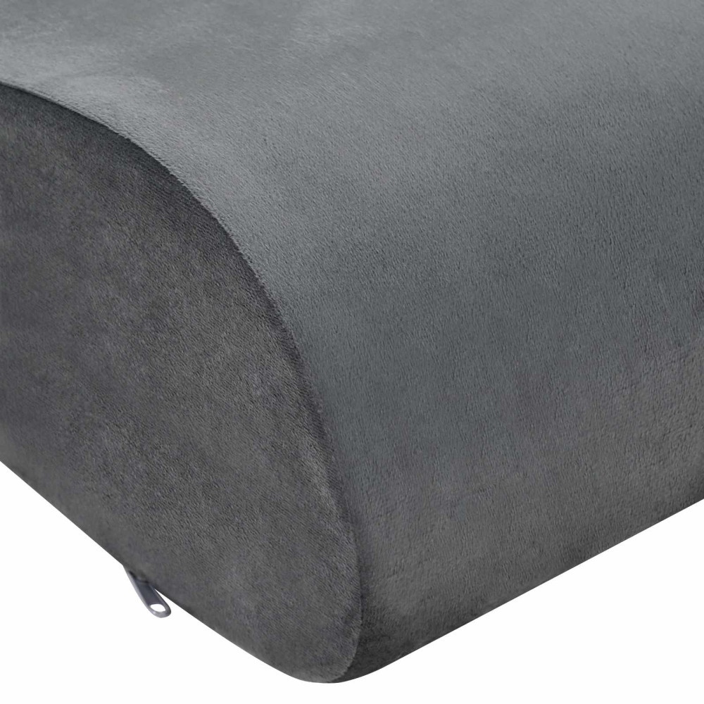 Produktbild för Sittkudde Enfärgad Grå 40 x 40 x 13 cm PU skum