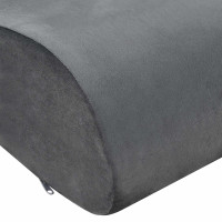 Produktbild för Sittkudde Enfärgad Grå 40 x 40 x 13 cm PU skum