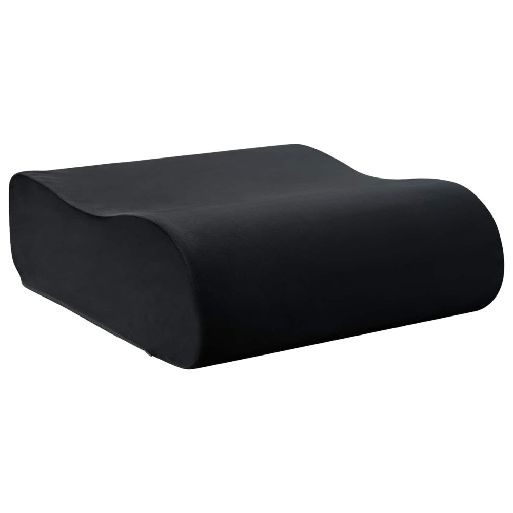 Produktbild för Sittkudde Enfärgad Svart 40 x 40 x 13 cm PU skum