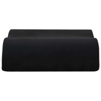 Produktbild för Sittkudde Enfärgad Svart 40 x 40 x 13 cm PU skum