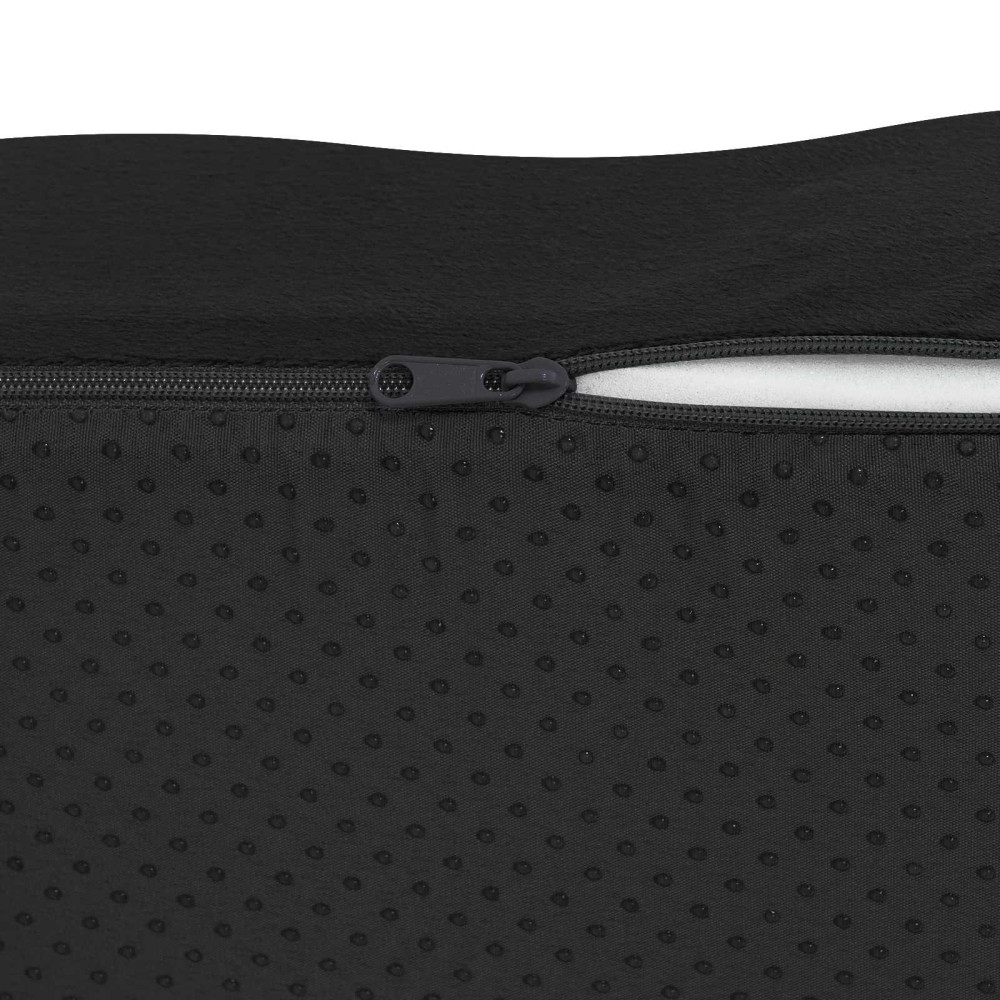 Produktbild för Sittkudde Enfärgad Svart 40 x 40 x 13 cm PU skum