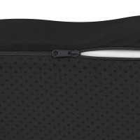 Produktbild för Sittkudde Enfärgad Svart 40 x 40 x 13 cm PU skum