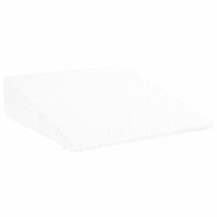 Produktbild för Vinklad Kudde Enfärgad Vit 69 x 64 x 19 cm Minneskum