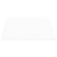 Produktbild för Vinklad Kudde Enfärgad Vit 69 x 64 x 19 cm Minneskum