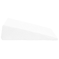 Produktbild för Vinklad Kudde Enfärgad Vit 69 x 64 x 19 cm Minneskum