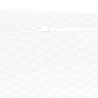 Produktbild för Vinklad Kudde Enfärgad Vit 69 x 64 x 19 cm Minneskum