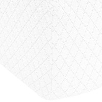 Produktbild för Vinklad Kudde Enfärgad Vit 69 x 64 x 19 cm Minneskum