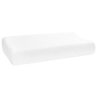 Produktbild för Sovkudde Enfärgad Vit 60 x 37 x 12,5 cm Minneskum