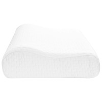 Produktbild för Sovkudde Enfärgad Vit 60 x 37 x 12,5 cm Minneskum