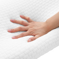 Produktbild för Sovkudde Enfärgad Vit 60 x 37 x 12,5 cm Minneskum