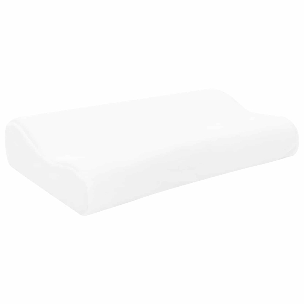 Produktbild för Sovkudde Enfärgad Vit 50 x 30 x 10,5 cm Minneskum