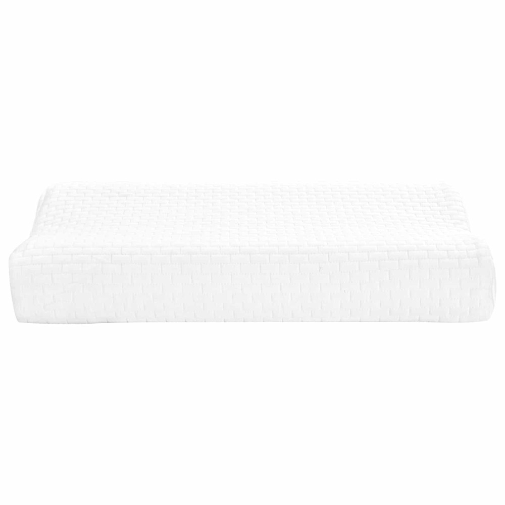 Produktbild för Sovkudde Enfärgad Vit 50 x 30 x 10,5 cm Minneskum