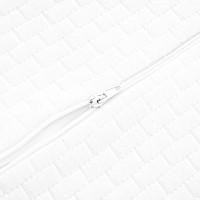 Produktbild för Sovkudde Enfärgad Vit 50 x 30 x 10,5 cm Minneskum